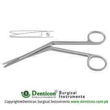 Heymann Nasal Scissor One Toothed Cutting Edge Stainless Steel, 18.5 cm - 7 1/4"